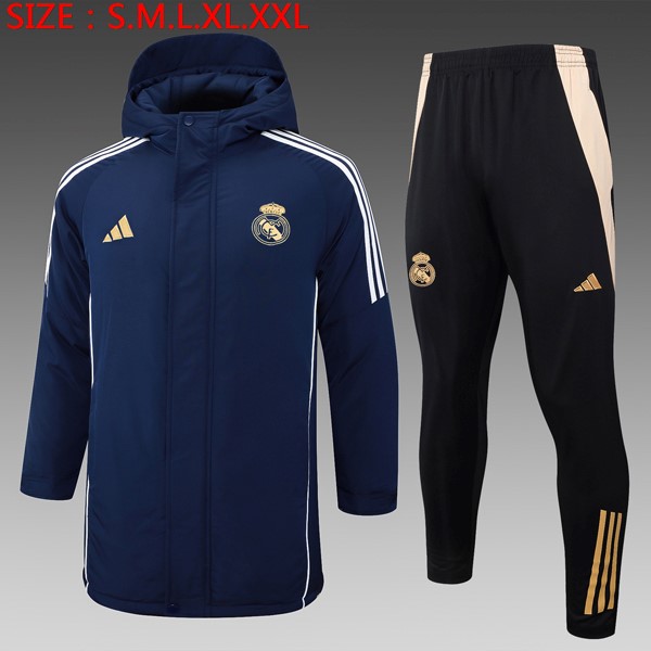 Abrigo Real Madrid Conjunto Completo 2024-2025 Azul